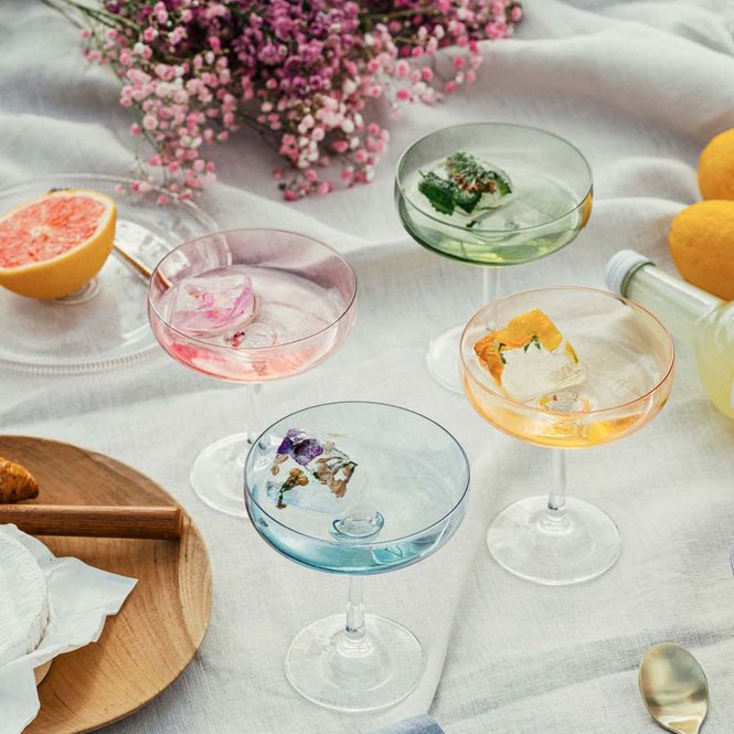 Hovedbilde Hadeland Glassverk Odysse Cavaskål 25 cl Blå 2 pk