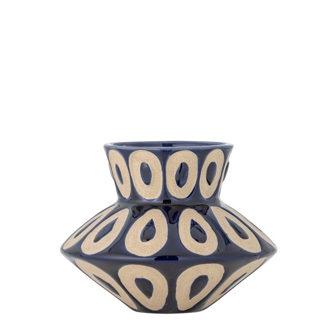 Hovedbilde Bloomingville Bashir Vase H12 cm Blå 
