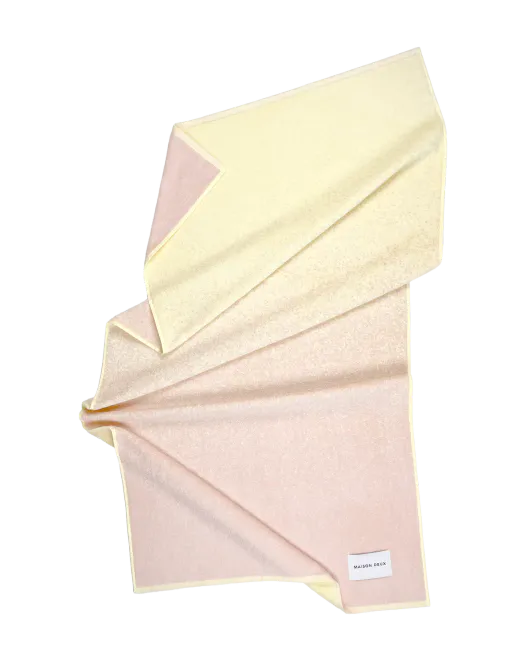 Hovedbilde Maison Deux Gradient Badehåndkle Butter Yellow ...