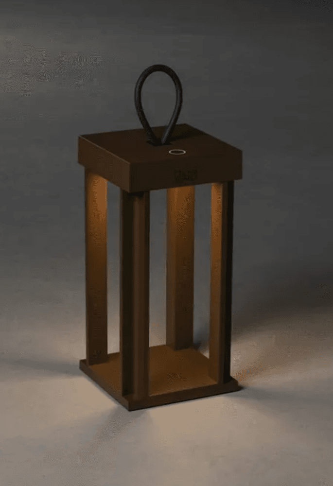 Trend Collection Cannes gulv-/bordlampe – oppladbar og dimbar, rust 42 cm