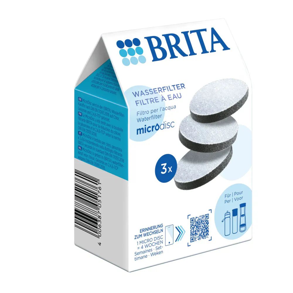Brita MicroDisc filter hvit 3-pakk