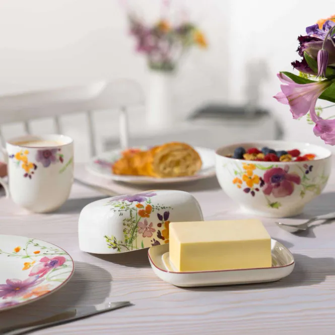 Hovedbilde Villeroy & Boch Mariefleur Basic Smørskål med ...