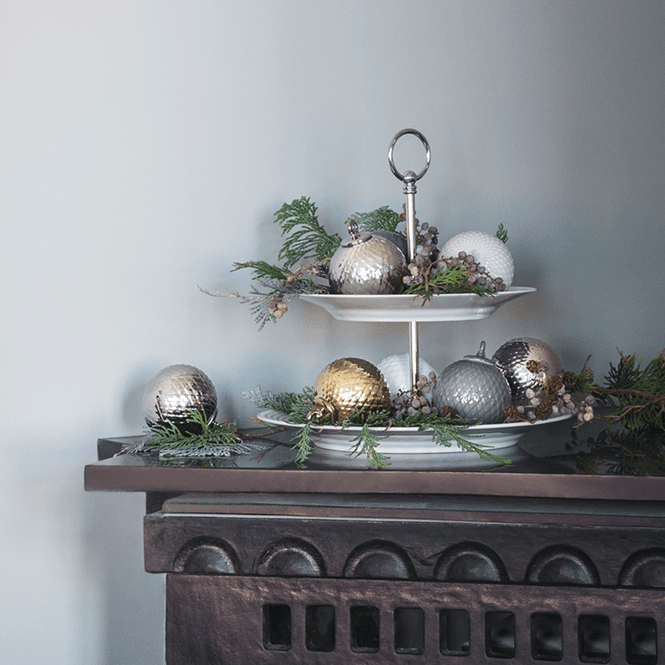 Hovedbilde Lyngby Porcelæn Rhombe Kule Mørkgrå 7 cm