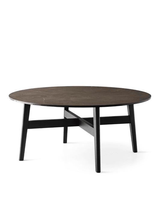 Hovedbilde Abrey Sofabord Matt svart ask / Bronse