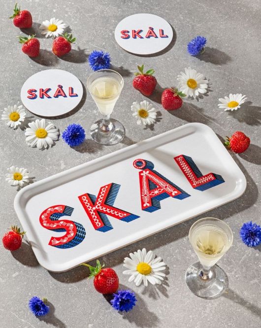 Hovedbilde Jamida Serveringsbrett Rektangulært Skål 32x15cm