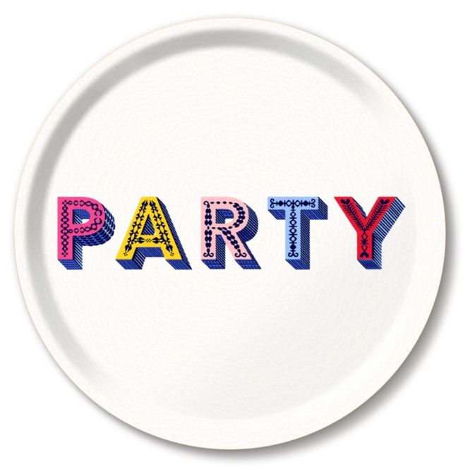 Hovedbilde Jamida Serveringsbrett Rund Ø31 Party