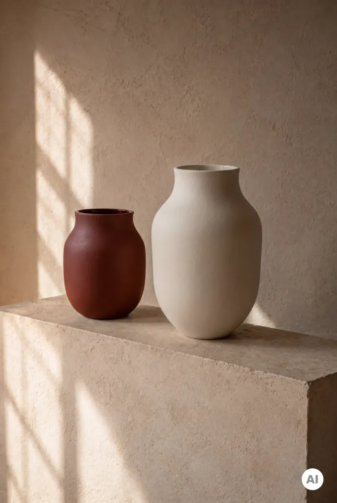 Kähler Studio Omaggio #1 Vase H31 cm Sand
