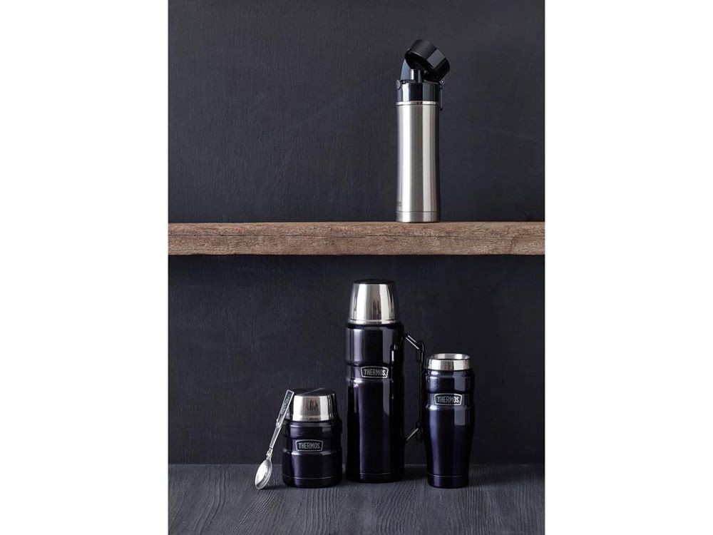 Thermos Stainless King Mat termos 470 ml mørkblå