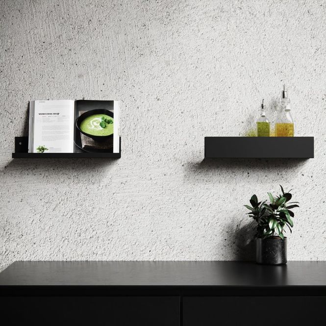 Hovedbilde NICHBA Hylle L-form Sort
