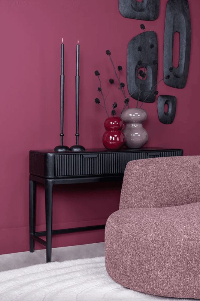 Trend Collection Mesa Konsollbord Svart 120 x 40 x 76 cm