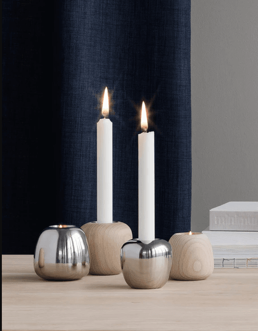 Hovedbilde Stelton Ora Lysestake H 6,5 cm Krom