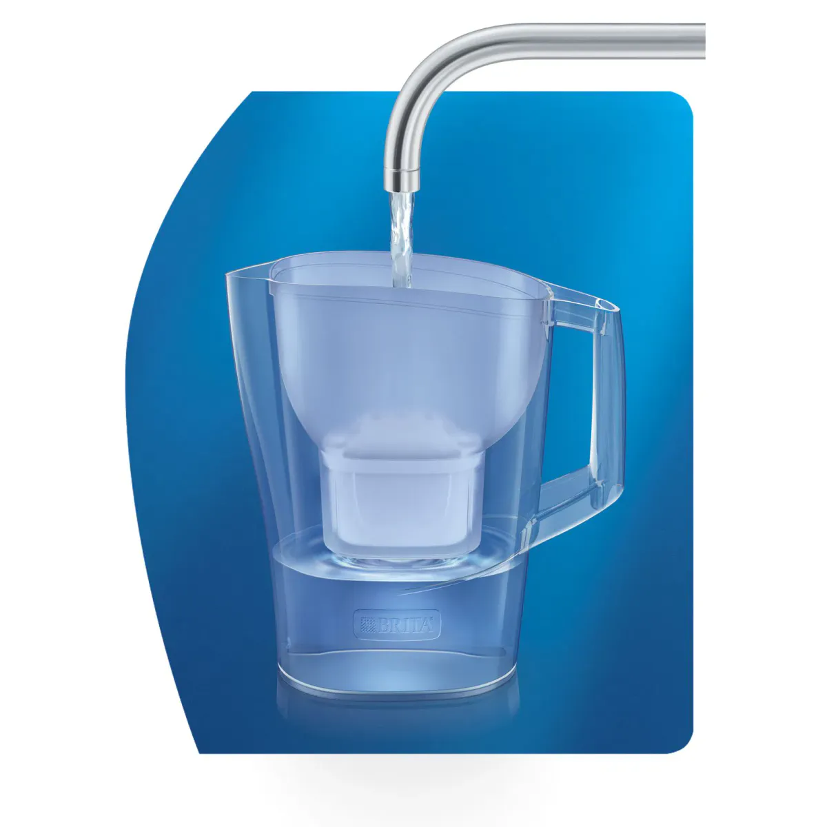 Brita Aluna Kanne med filter blå 2,4 l