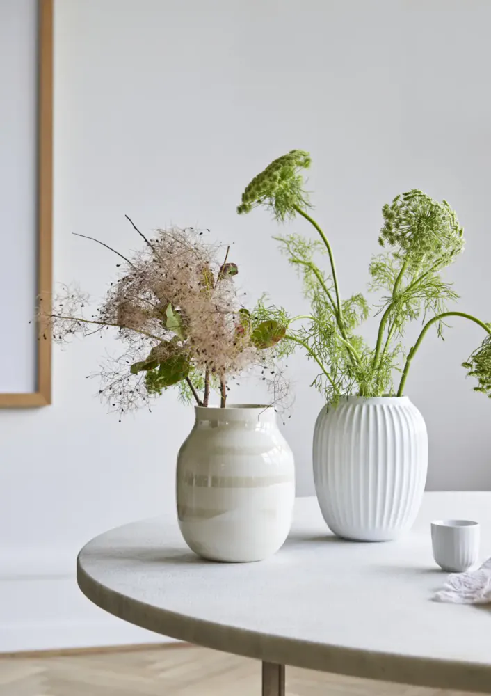 Kähler Hammershøi Vase Hvit 21 cm