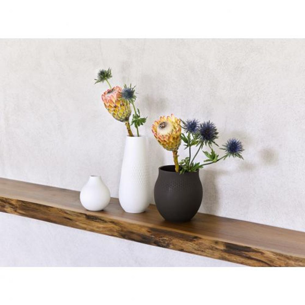 Villeroy & Boch Collier Blanc Carre høy vase