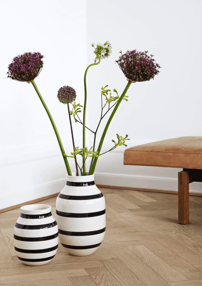 Kähler Omaggio Vase Sort 31 cm