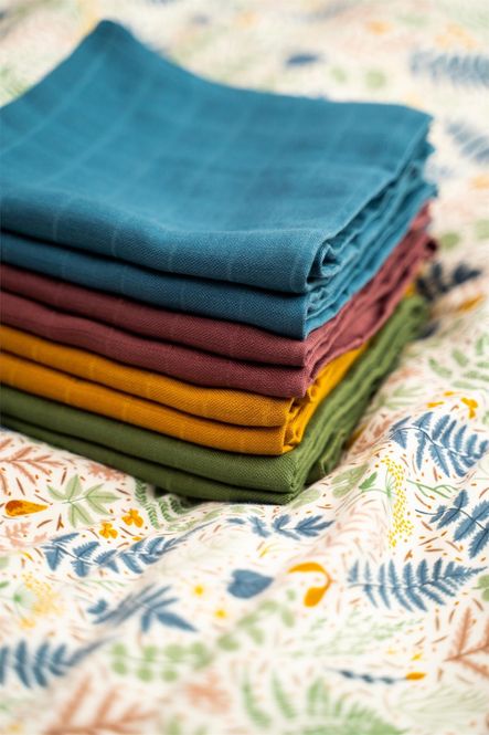 Hovedbilde Cozy Muslin Klut 2-pack Bambus/Økologisk Bomull ...