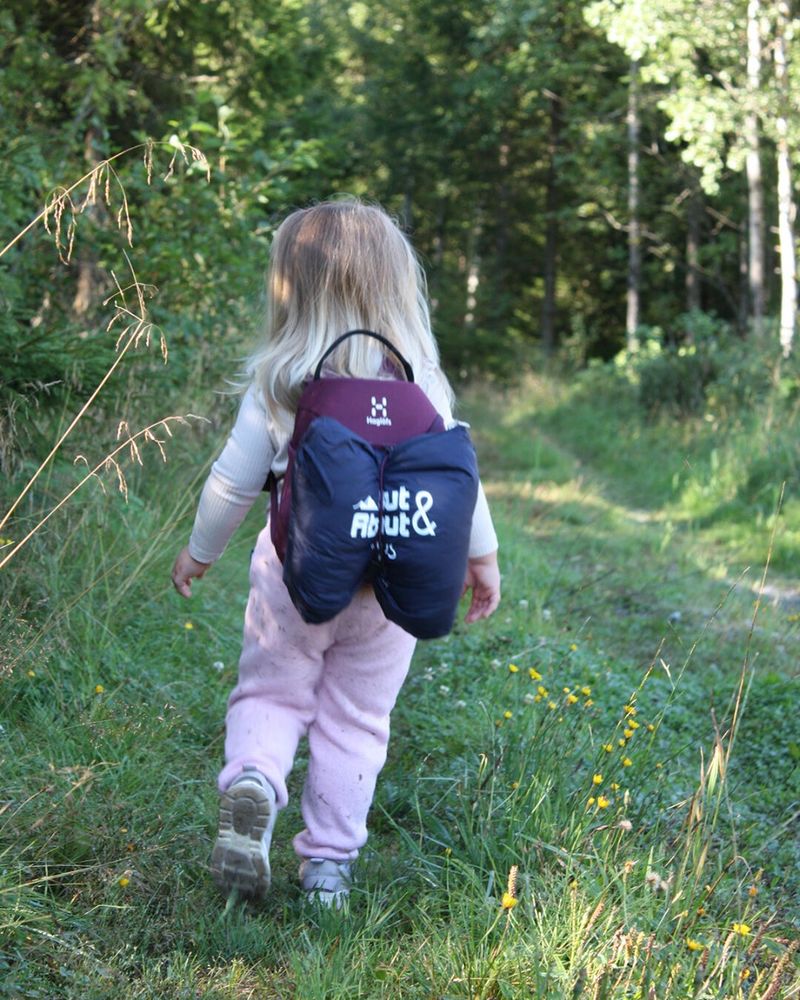 Norsk Dun Out&About Dunpledd til Barn Blå