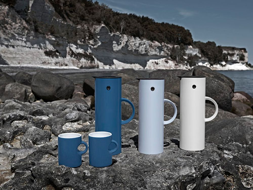 Stelton EM77 termokanne 1 l  Hvit