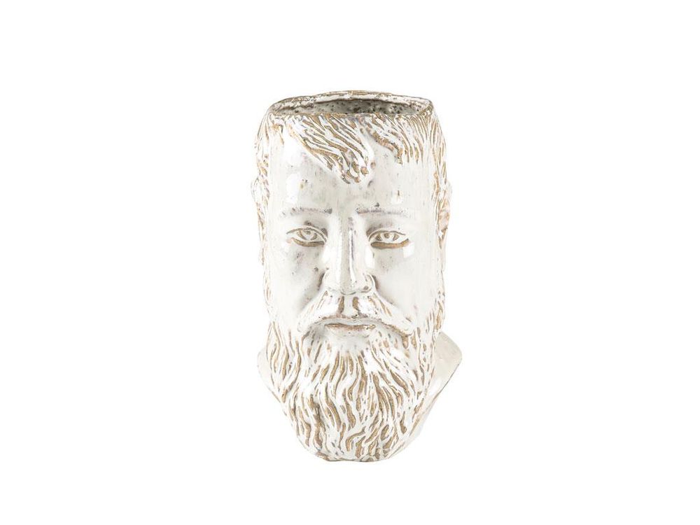 Villa Collection Vase/Blomsterpotte Hvit H23 cm