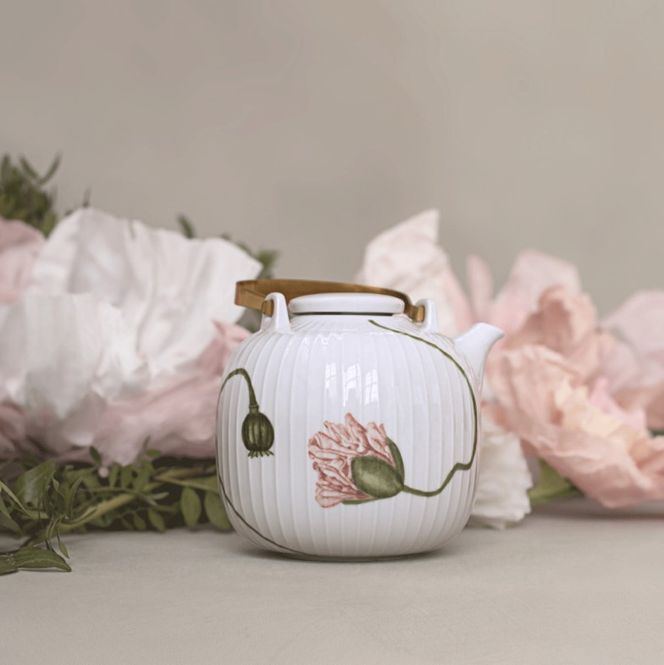 Hovedbilde Kähler Poppy Tekanne Hvit 1,2 L