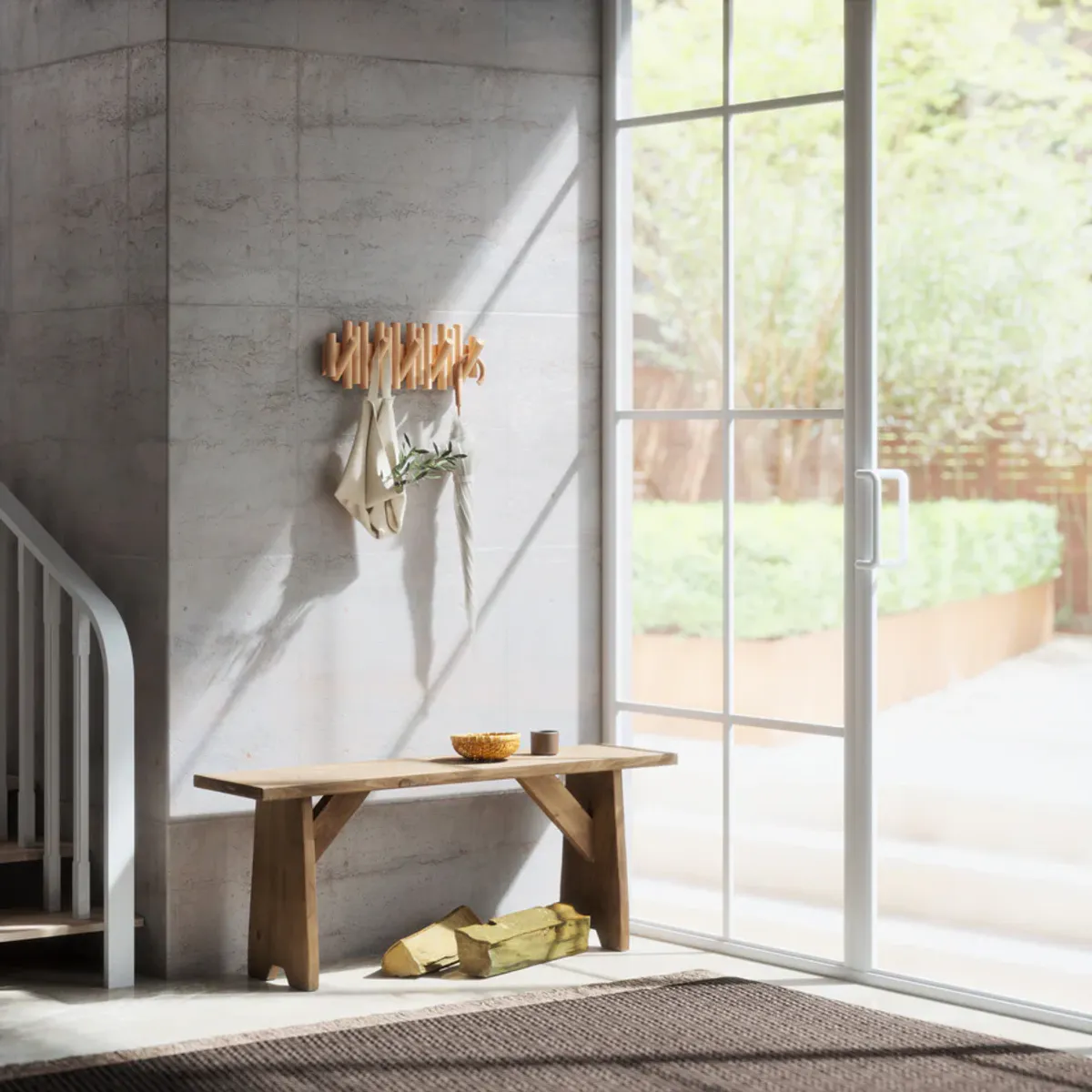 Umbra Picket 5 knaggrekke natur