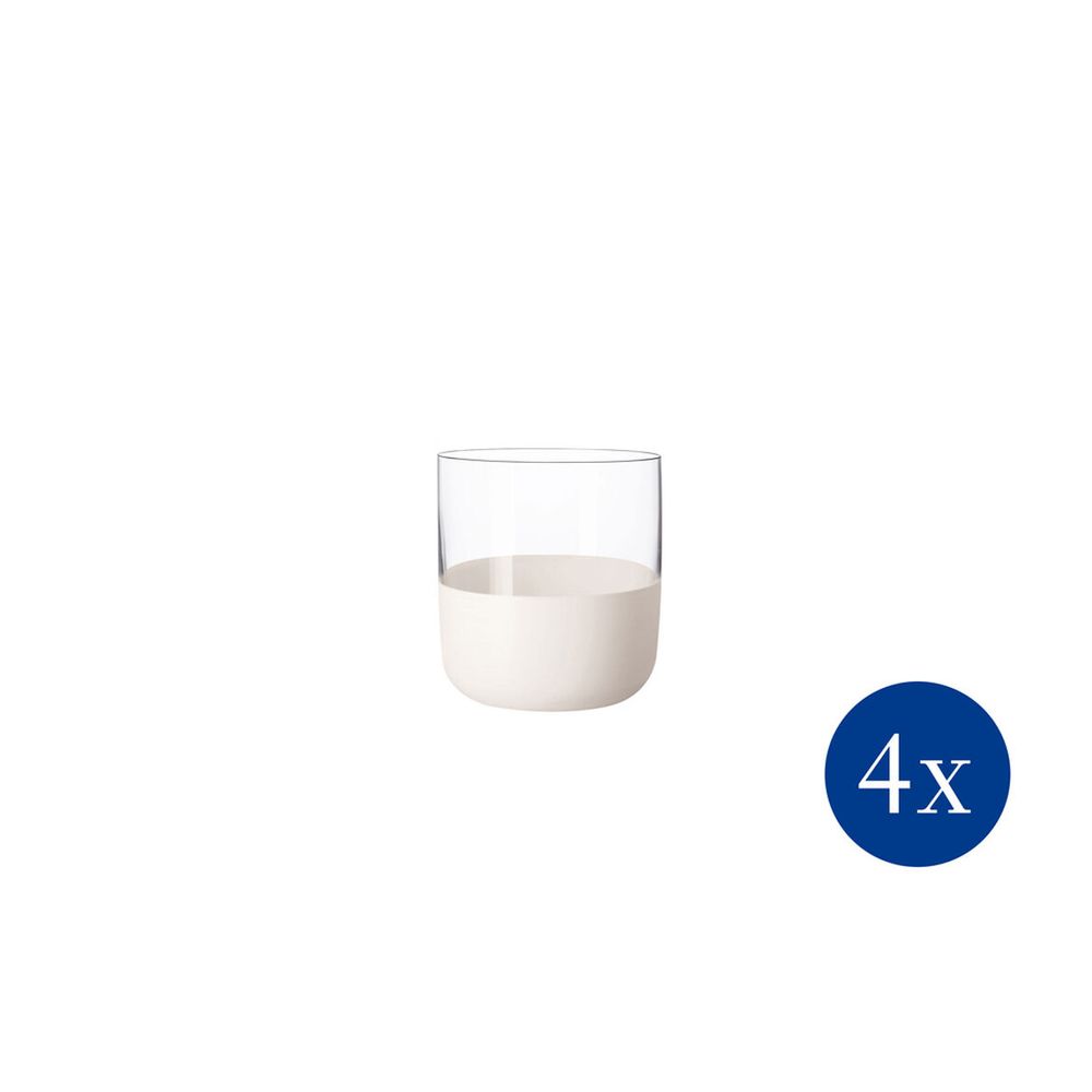 Villeroy & Boch Manufacture Rock Blanc Snapsglass 4-pk