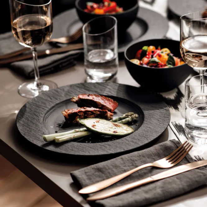 Hovedbilde Villeroy & Boch Manufacture Rock Middagstallerken ...